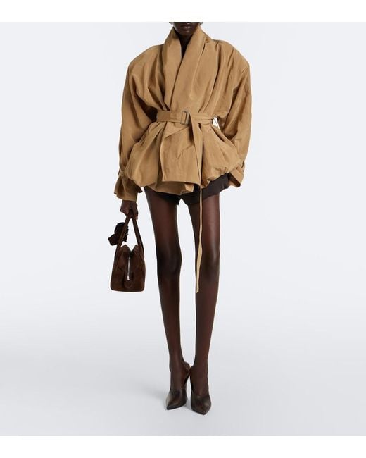 Magda Butrym Natural Belted Technical Jacket