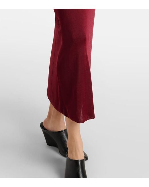 Altuzarra Red Jersey Midi Dress
