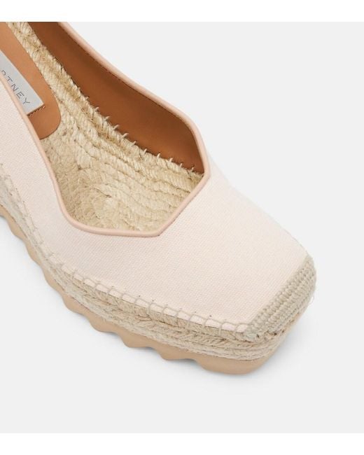 Stella McCartney Natural Gaia Espadrille Wedges