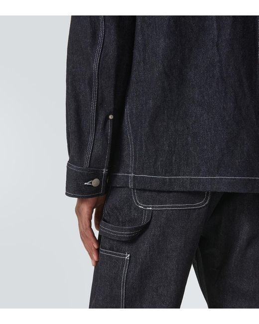 Junya Watanabe Blue X Carhartt Denim Jacket for men