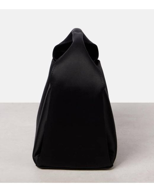 Totême  Black Tote Petite Aus Satin