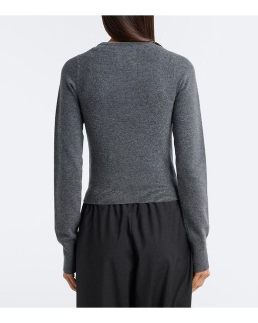 Extreme Cashmere Blue N°494 Tangerine Cashmere-Blend Cardigan