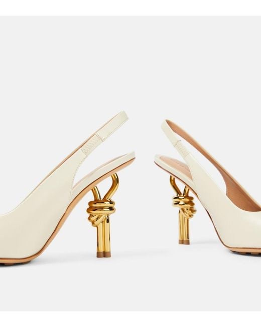 Bottega Veneta Natural Knot Pump