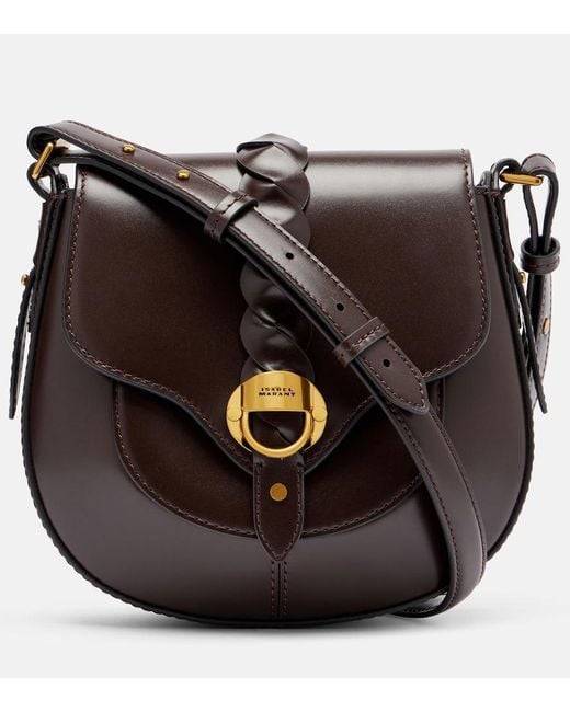 Isabel Marant Black Schultertasche Altay Small Aus Leder