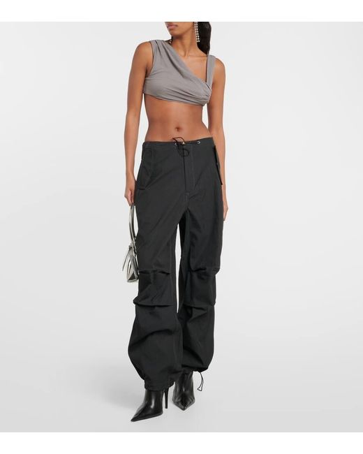 Pantaloni A Gamba Larga di Dion Lee in Gray