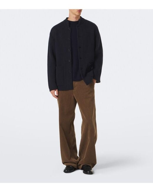 Lisa Yang Blue Leif Cashmere Jacket for men
