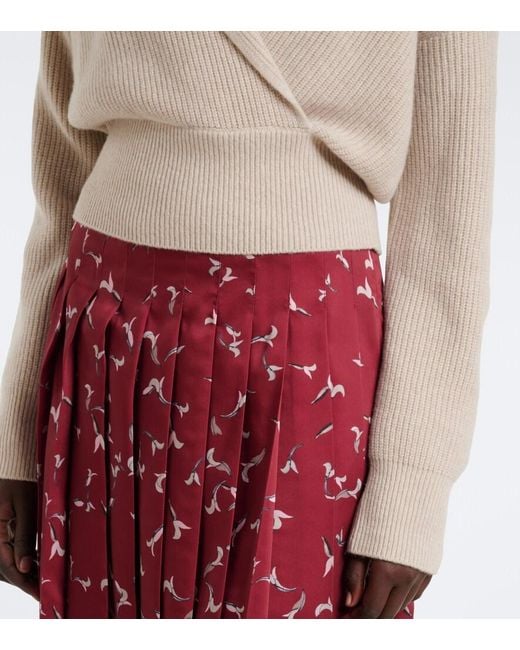 Altuzarra Natural Richman Cropped Virgin Wool Sweater