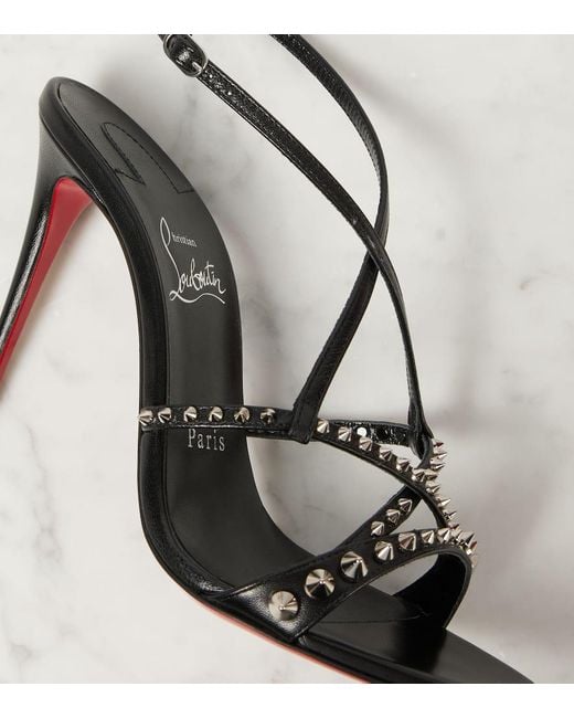 Christian Louboutin Black Tatooshka Heeled Sandals