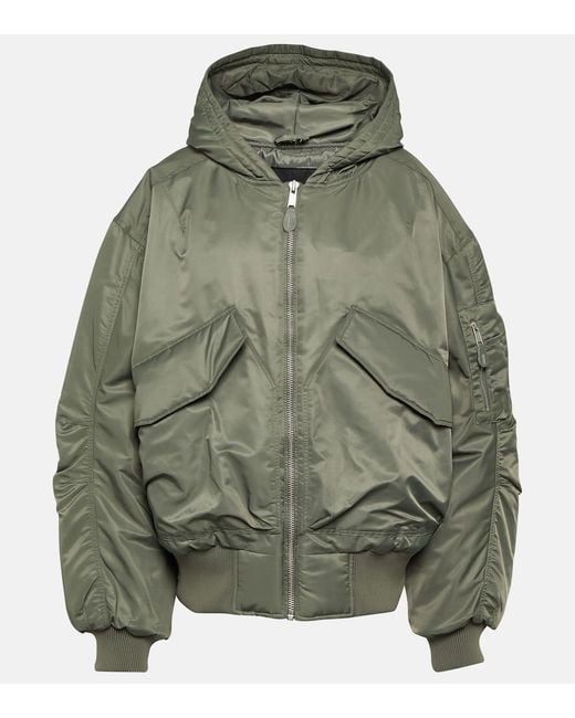 Entire studios Green Xb-70 Bomber Jacket