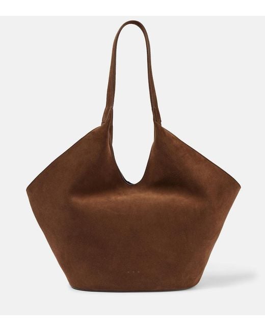 Aesther Ekme Brown Phantom Large Suede Tote Bag