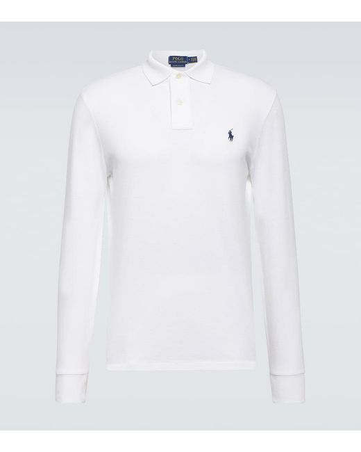 Polo Ralph Lauren Cotton Polo Shirt in White for Men | Lyst
