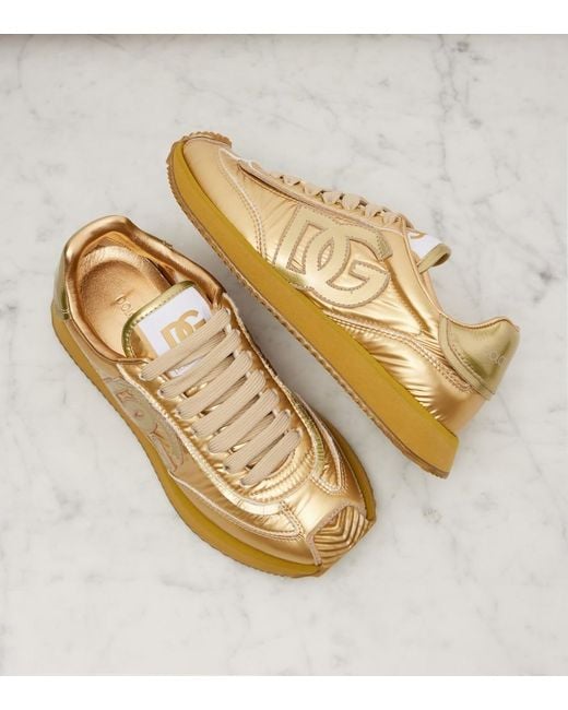 Dolce & Gabbana Yellow Dolce & Gabbana Trainers