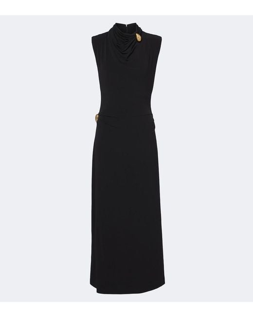 Altuzarra Black Betsy Embellished Jersey Midi Dress