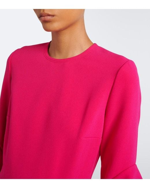 Roksanda Pink Cady Gown