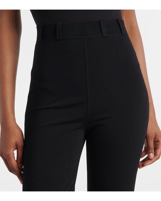 Alaïa Blue High-Rise Leggings