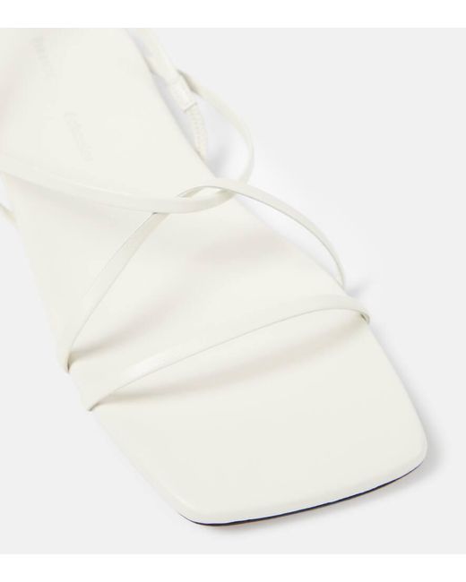 Proenza Schouler White Sandalen aus Leder