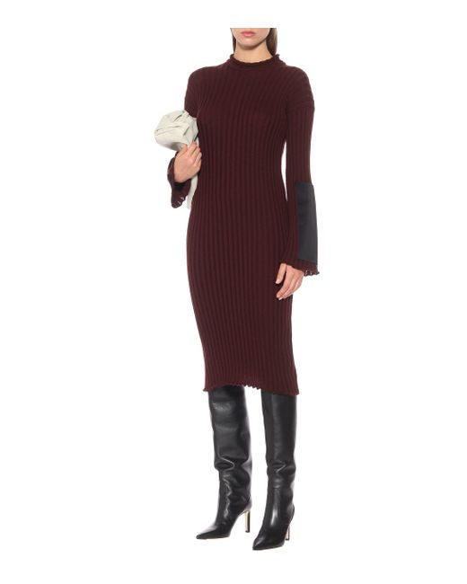 Bottega Cashmere Knit Dress Lyst