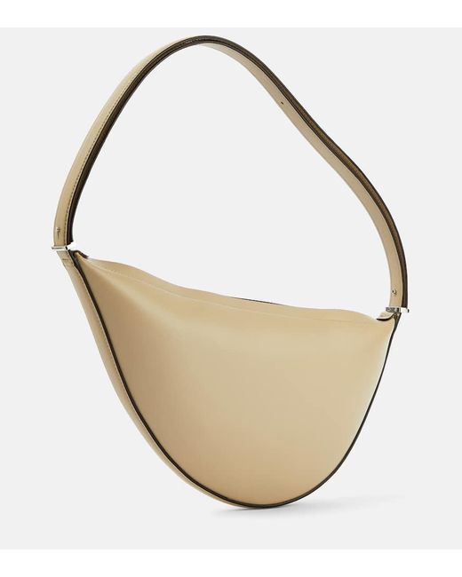 Totême  Natural Scoop Small Leather Shoulder Bag