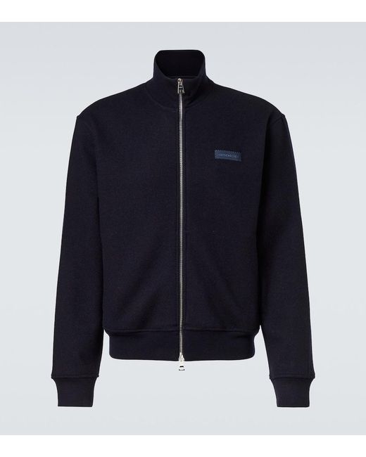 Givenchy Blue Wool And Cashmere-Blend Jacket for men
