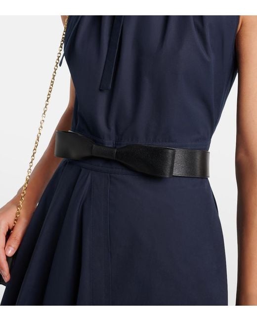 Givenchy Black Guertel Aus Leder