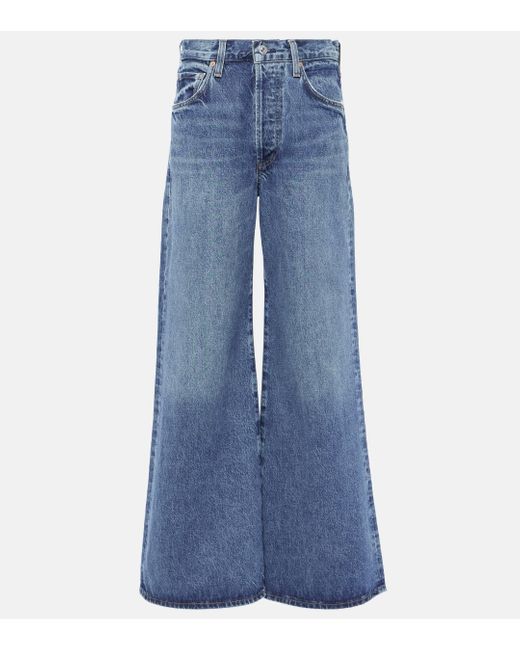 Jean bootcut Beverly a taille haute Citizens of Humanity en coloris Blue