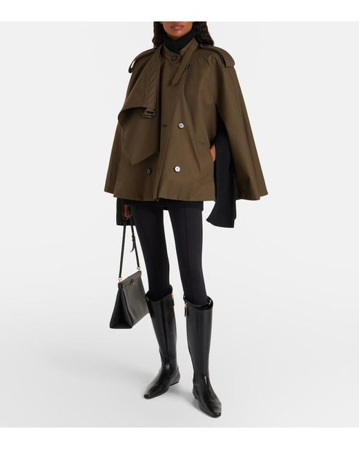 Tory Burch Black Twisted Leather Knee-High Boots