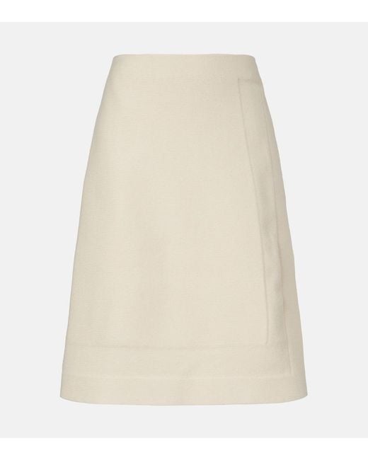 Gonna A Portafoglio di Jil Sander in White