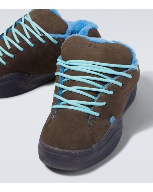 ERL Sneakers Vamp Skate Aus Veloursleder in Brown für Herren