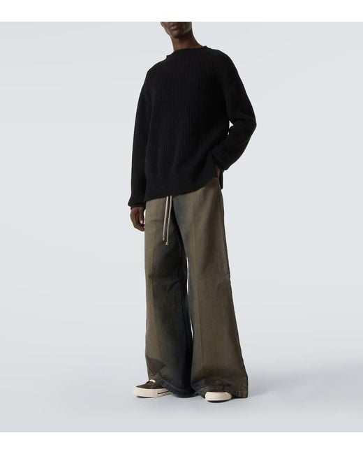 Rick Owens X Converse Sneakers Aus Kalbshaar in Gray für Herren