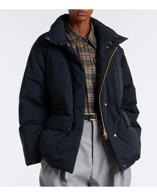 Moncler Blue Ideal Down Jacket