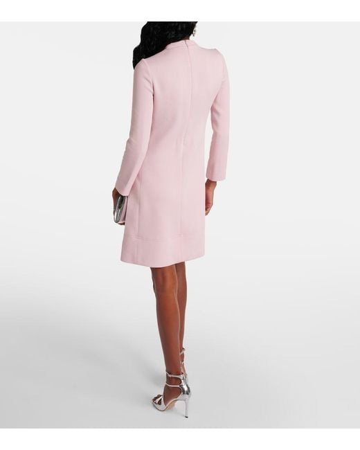 Giambattista Valli Pink Bow-Detail Minidress
