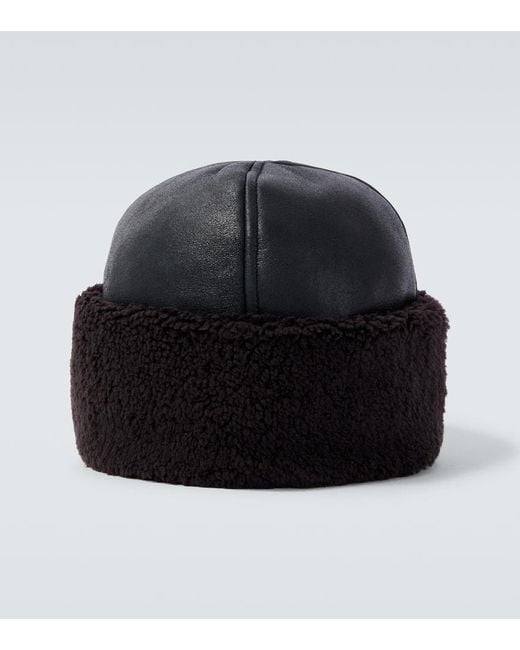Sombrero Blizzard De Piel Y Borrego Our Legacy de hombre de color Black