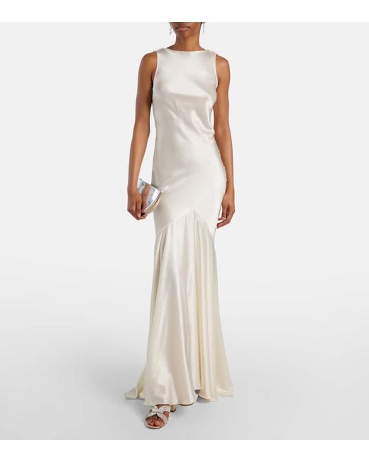 Aquazzura Muse 35 Embellished Sandals in Pink | Lyst