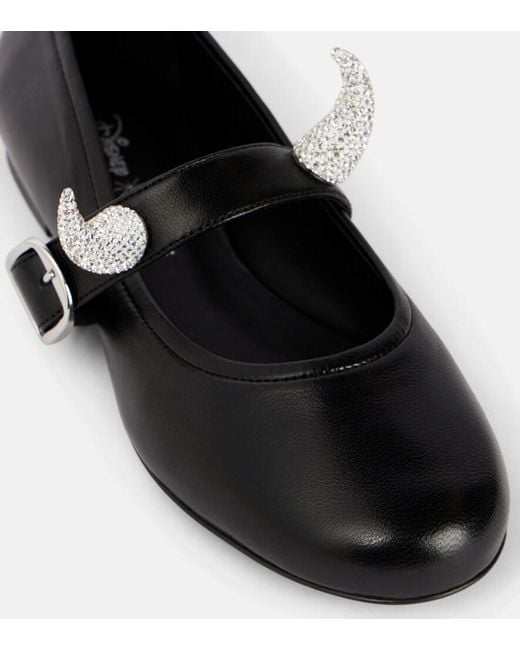 Coperni Black X Disney Mary Jane Flats