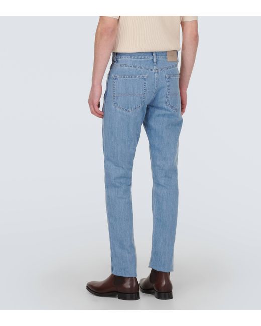 Berluti Blue Slim Jeans for men