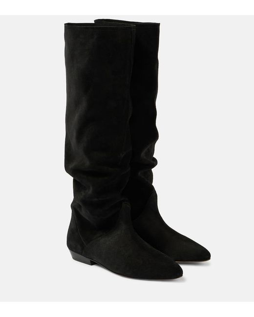 Bottes Sayla En Daim Isabel Marant en coloris Black