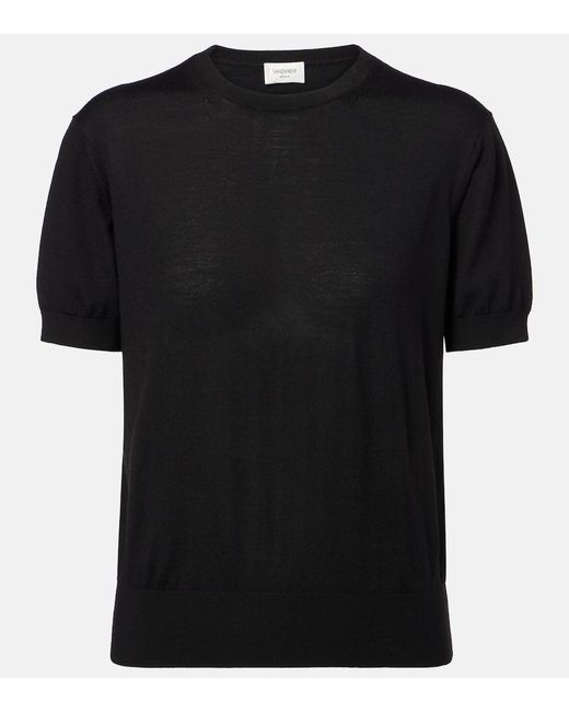 Saint Laurent Black Wool Top