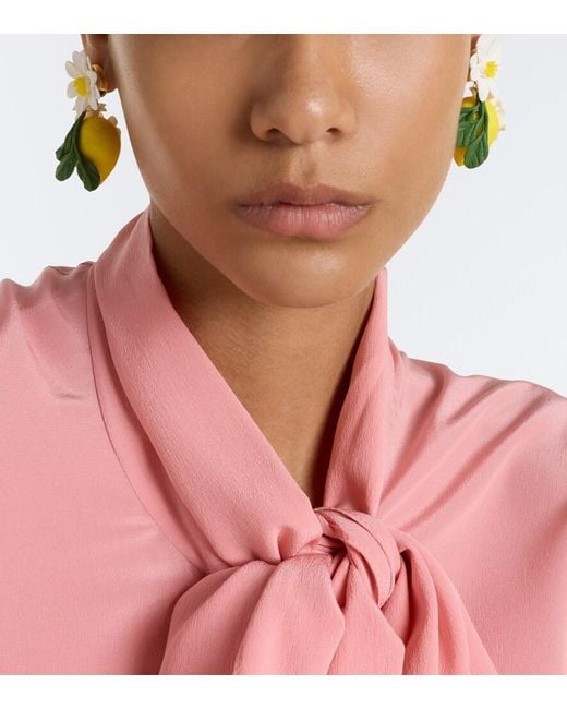 Jennifer Behr Yellow Limoncello Drop Earrings