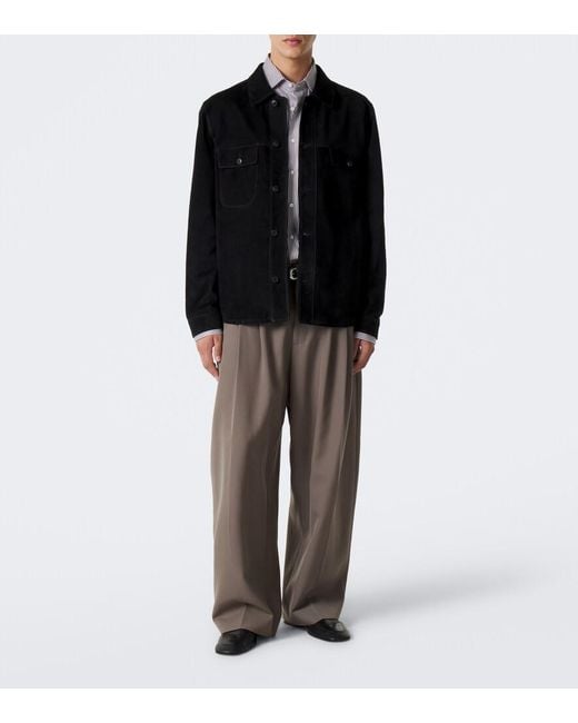 Giacca Camicia di Sunspel in Black da Uomo