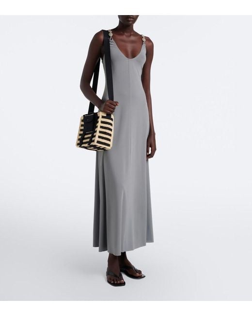 Eres Black Voyageur Mini Raffia Top-Handle Bag