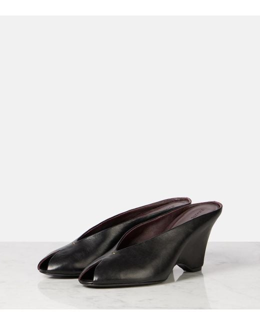 Khaite Brown Mules Cloak 75 Aus Leder