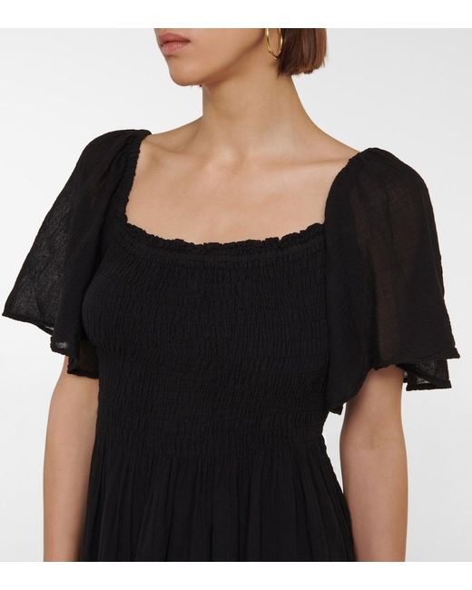 Velvet Black Esme Cotton Gauze Minidress