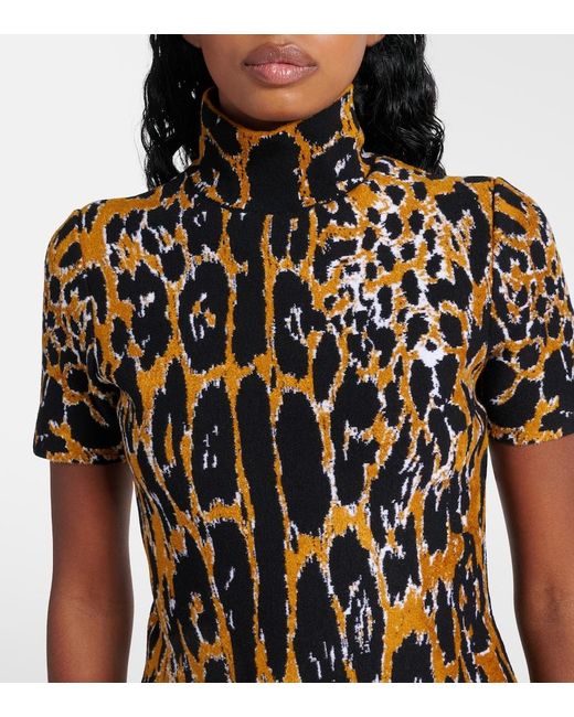 Alaïa Black Jacquard Minidress