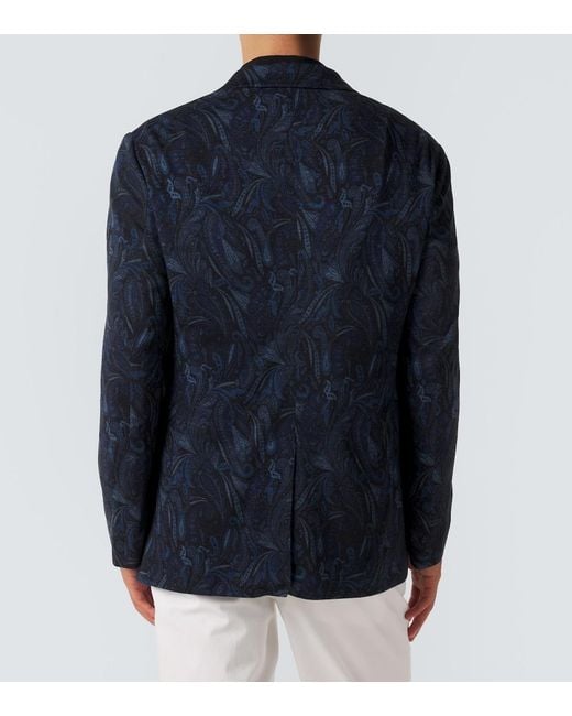 Blazer di Etro in Blue da Uomo