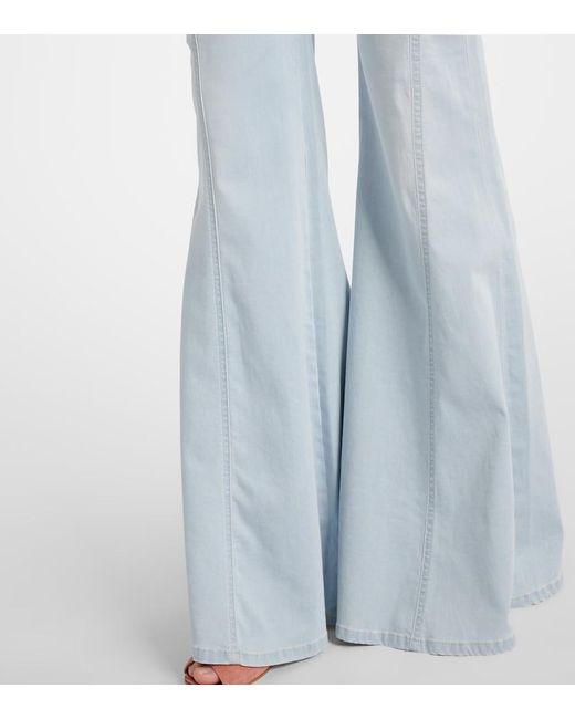 AG Jeans Blue Ibiza High-Rise Flared Jeans
