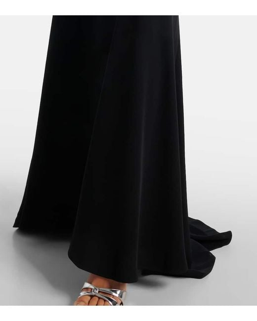 Costarellos Black Embellished Gown
