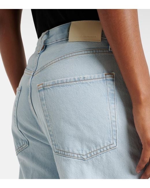 Citizens of Humanity Blue Ayla Wide-Leg Jeans