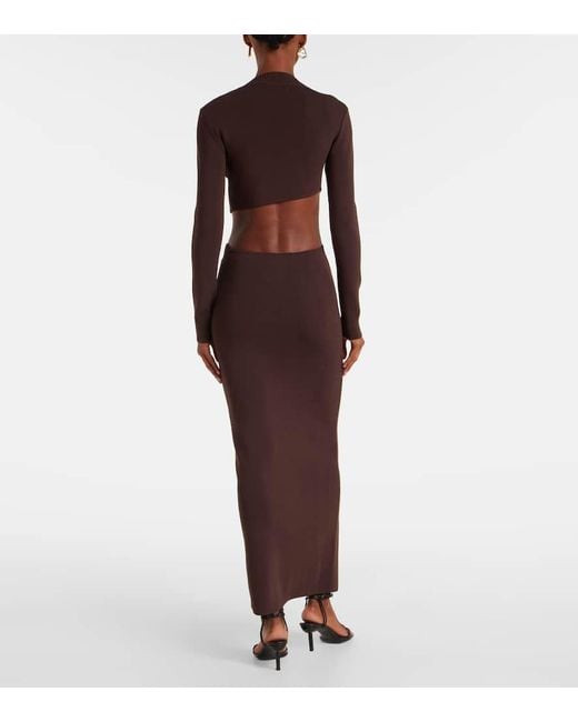 Christopher Esber Brown Cropped-Top