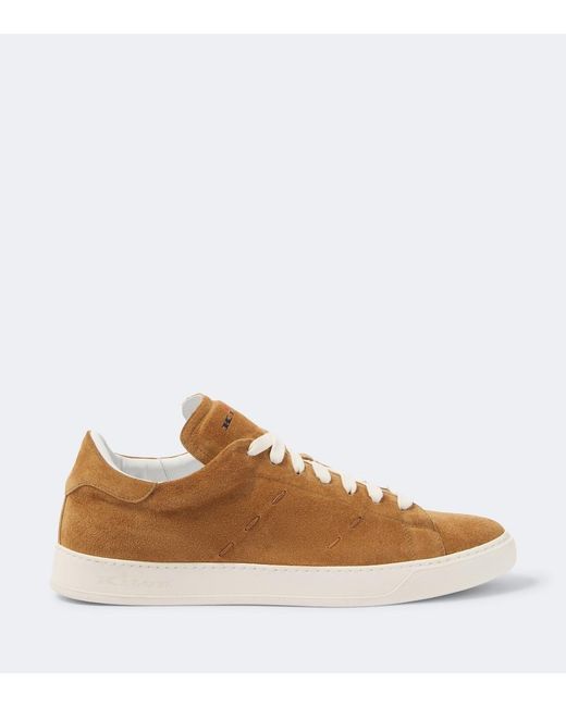 Baskets En Daim Kiton pour homme en coloris Brown