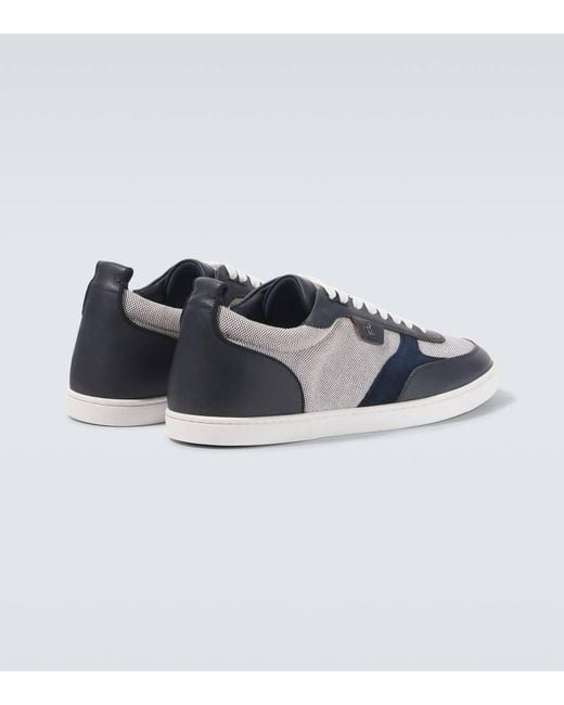 Christian Louboutin Sneakers Tutti Rui Mit Leder in Blue für Herren